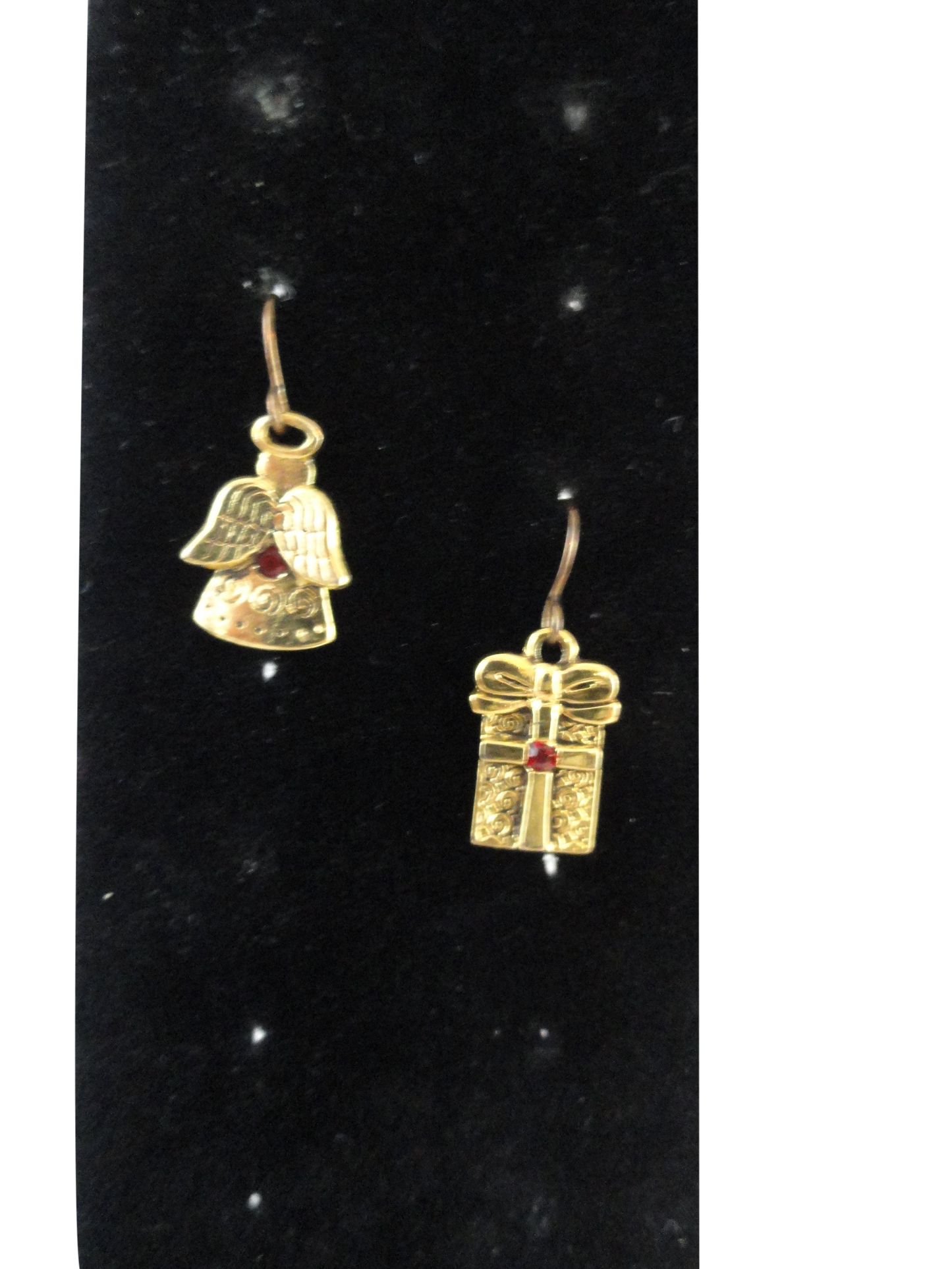 Earrings wires an Angel and a Package  (SKU 004000-26)