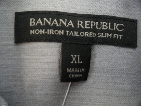 Banana Republic Mens Shirt Gray XL NWT SKU 000263-8
