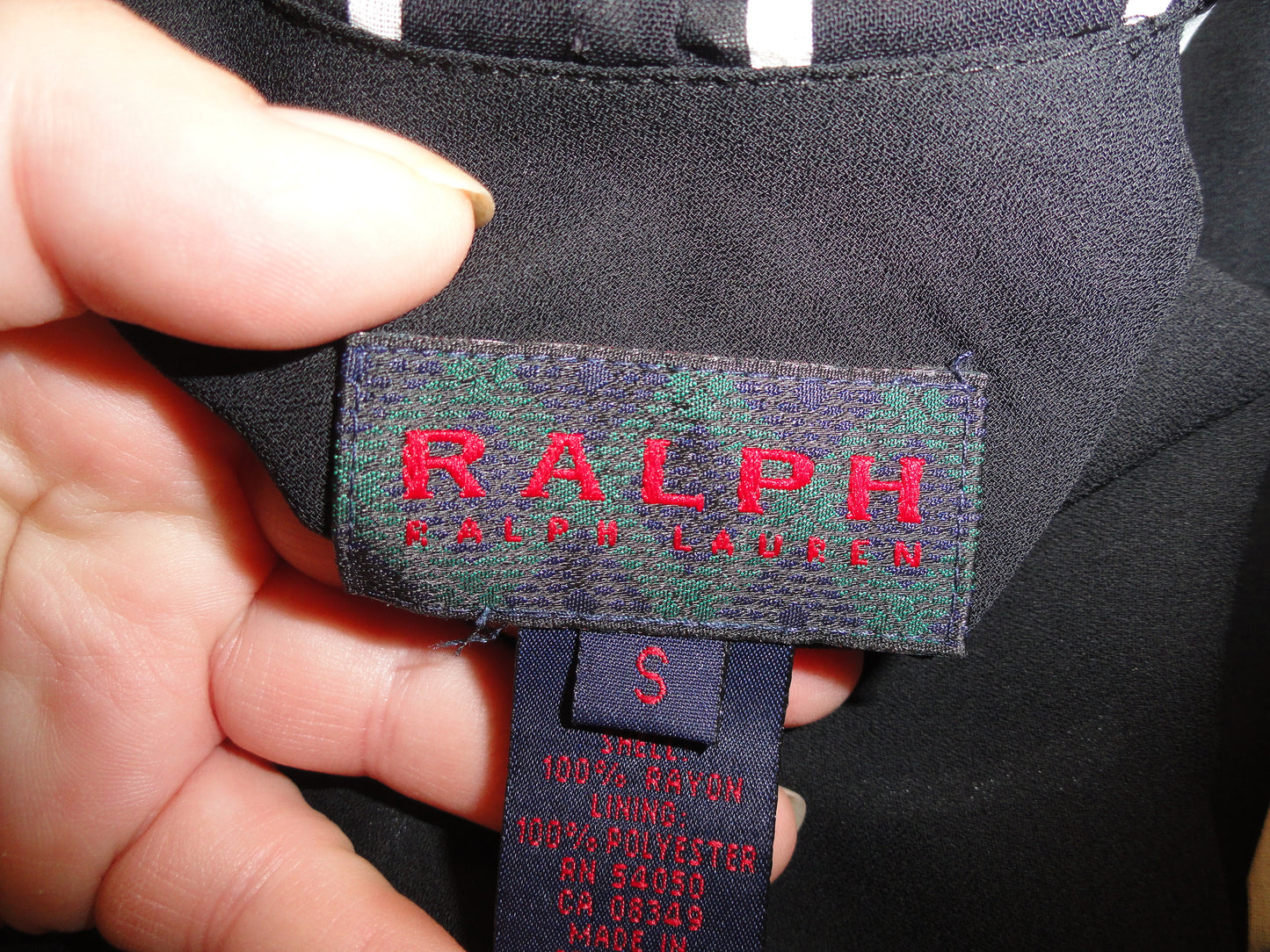 Ralph Lauren 70's Black Label Blouse Size S (SKU 000262-4)