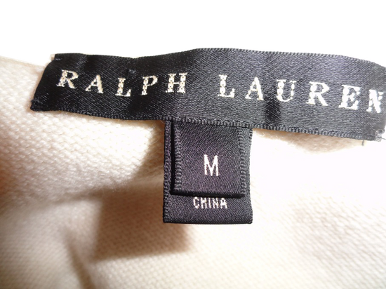 Ralph Lauren Black Label Off White Cashmere Blazer Size M (SKU 000262-5)