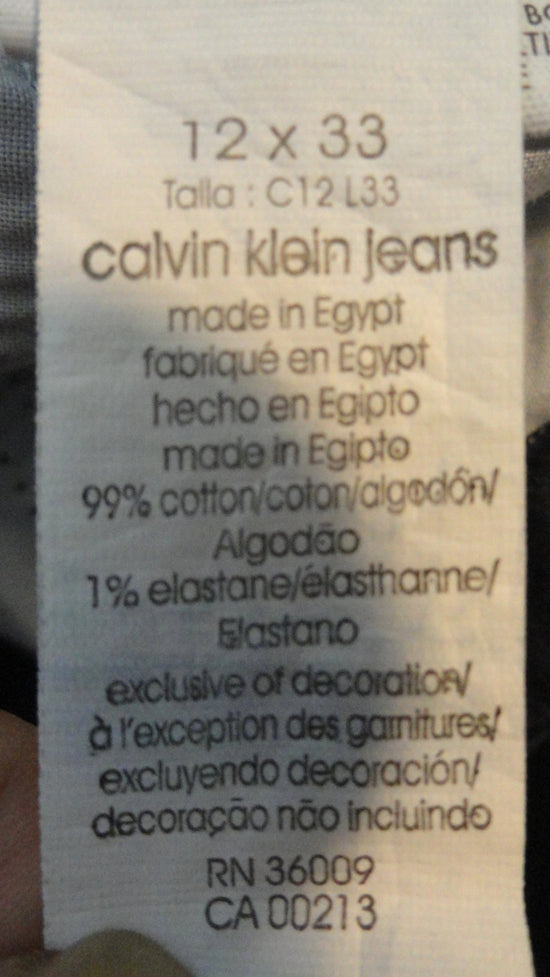 Calvin Klein 60's Denim Jeans Size 12 (SKU 000021)