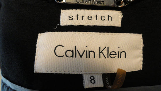 Calvin Klein 70's Blazer Black Stretch Size 8 SKU 000022