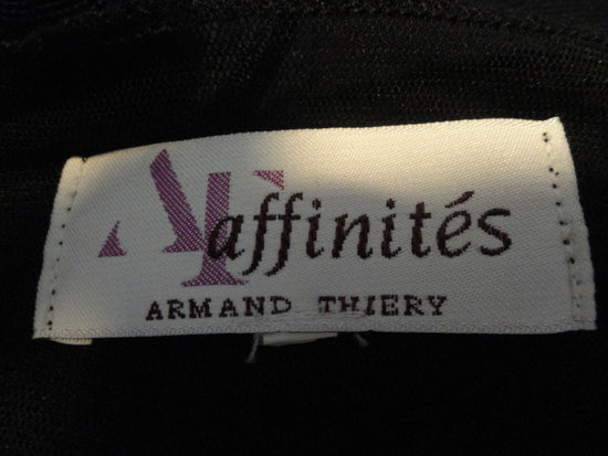 Affinites Crop Top Black Sheer Size 5 SKU 000118-22