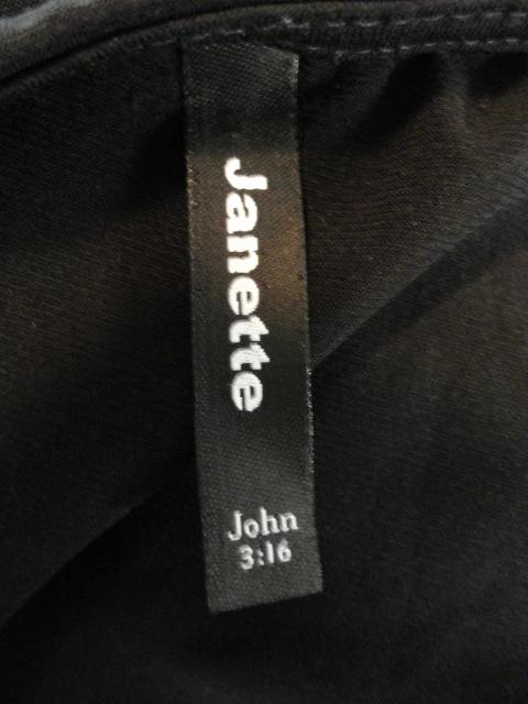 Janette Long Evening Gown Black Size XL SKU 000078