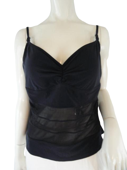 Debenhams Swim Suit Top Black Size 20 SKU 000118-23