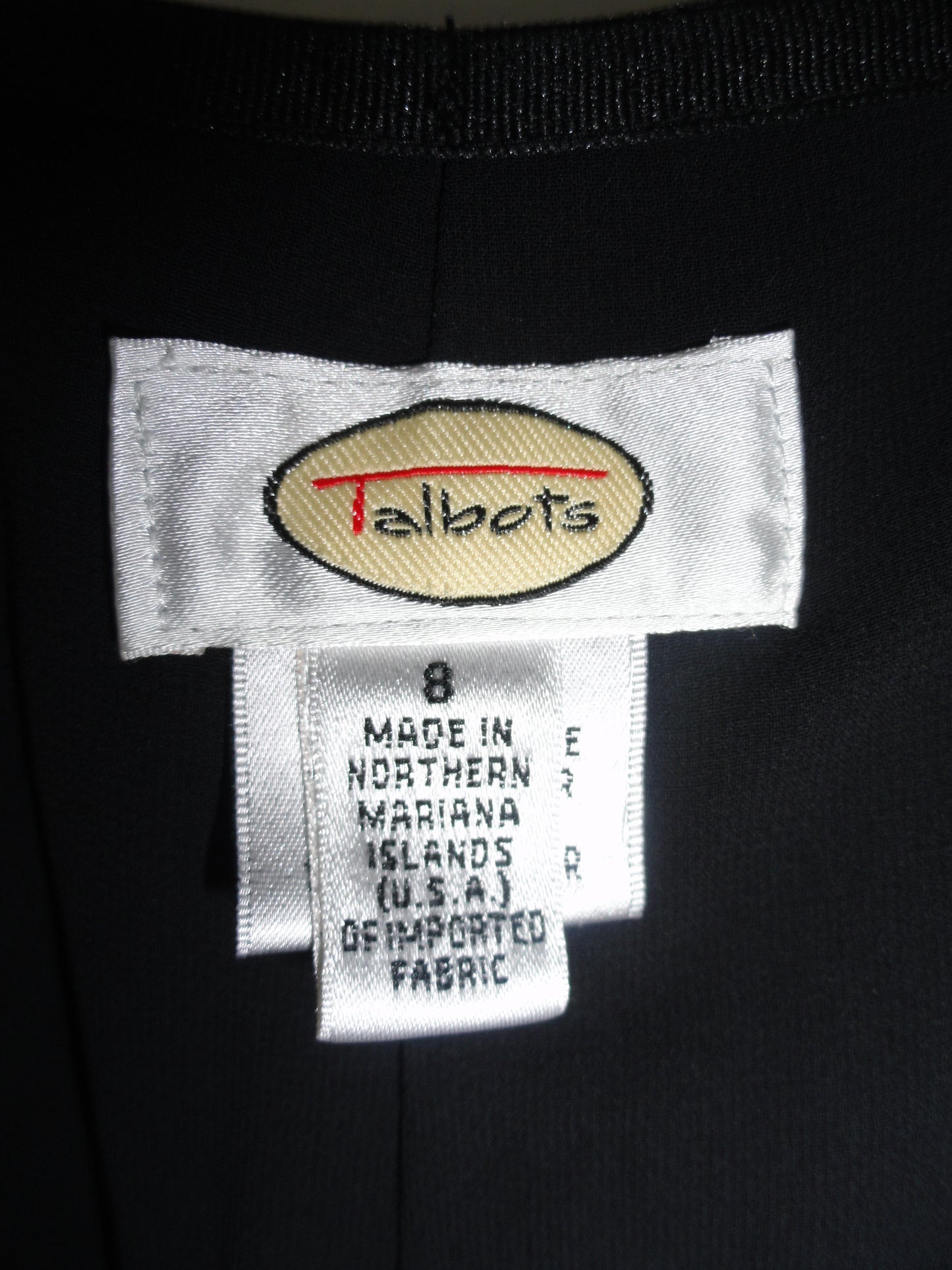 Talbots Women's Pants Black Size 8 SKU 000167