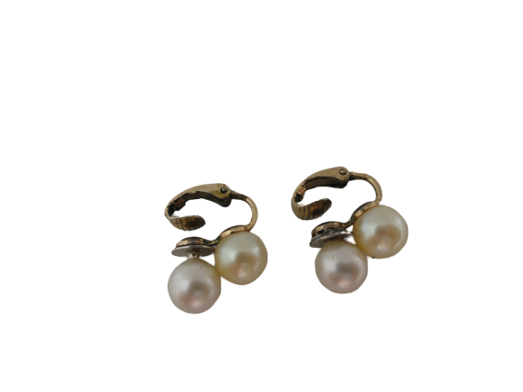 Earrings Clip On Pearls (SKU 004002-36)