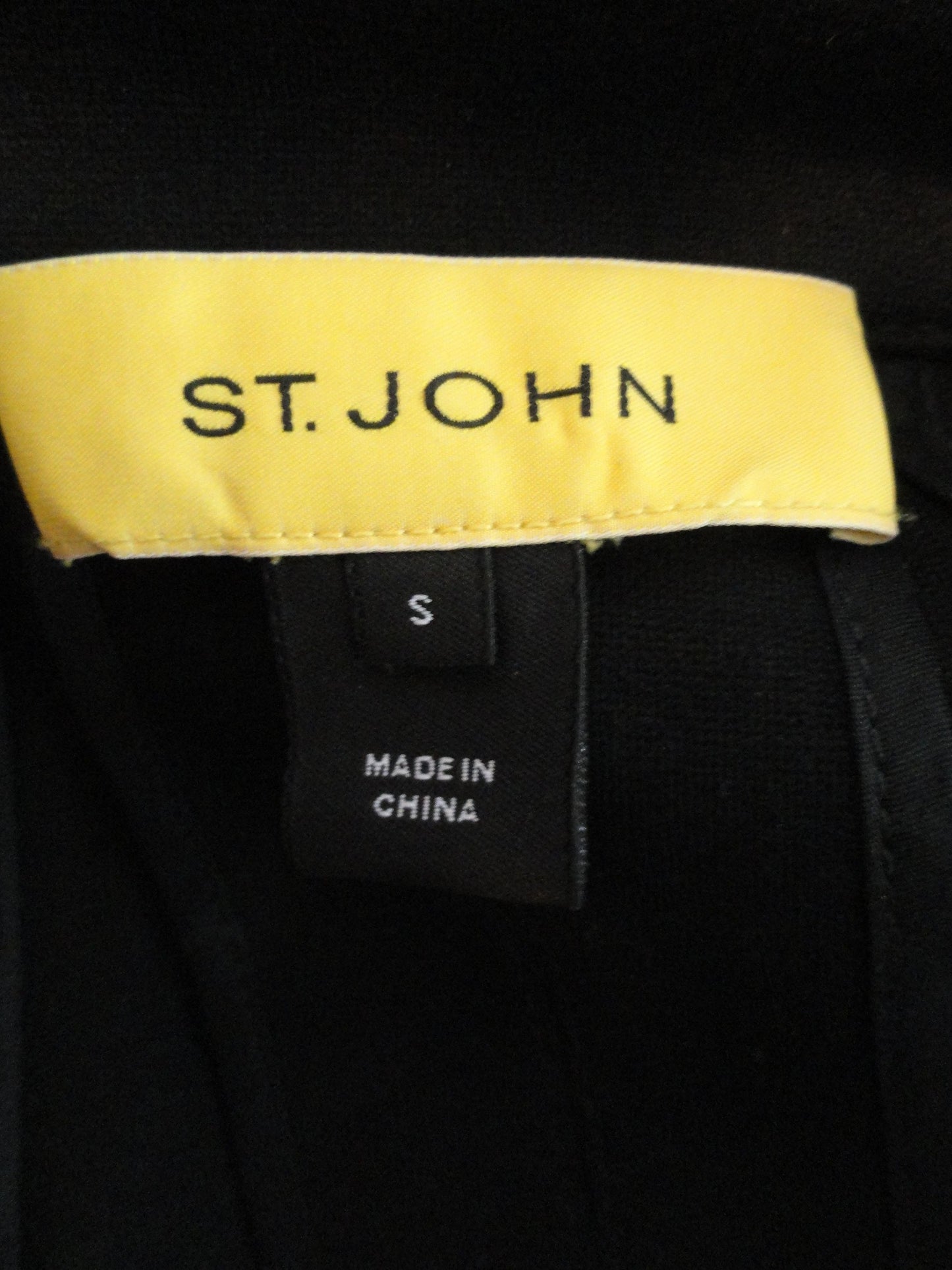 St. John Jacket Black Ruffled Size S (SKU 000273-4)