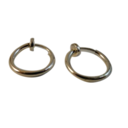 Earrings Hoops Silver NWOT (SKU 004002-14)