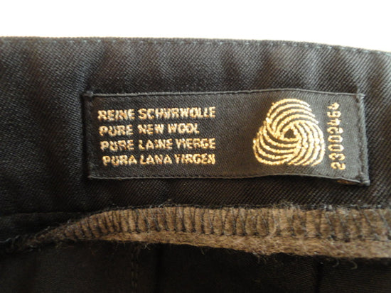 Escada 60's-early 70's Black Wool Pants Size 40 EURO SKU 000057