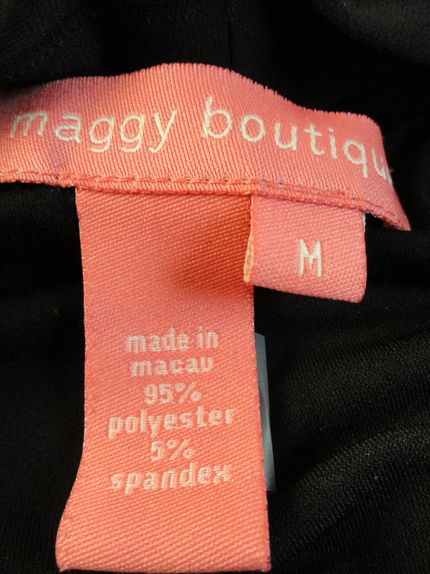 Maggy Boutique 70's Top Black Size M SKU 000096