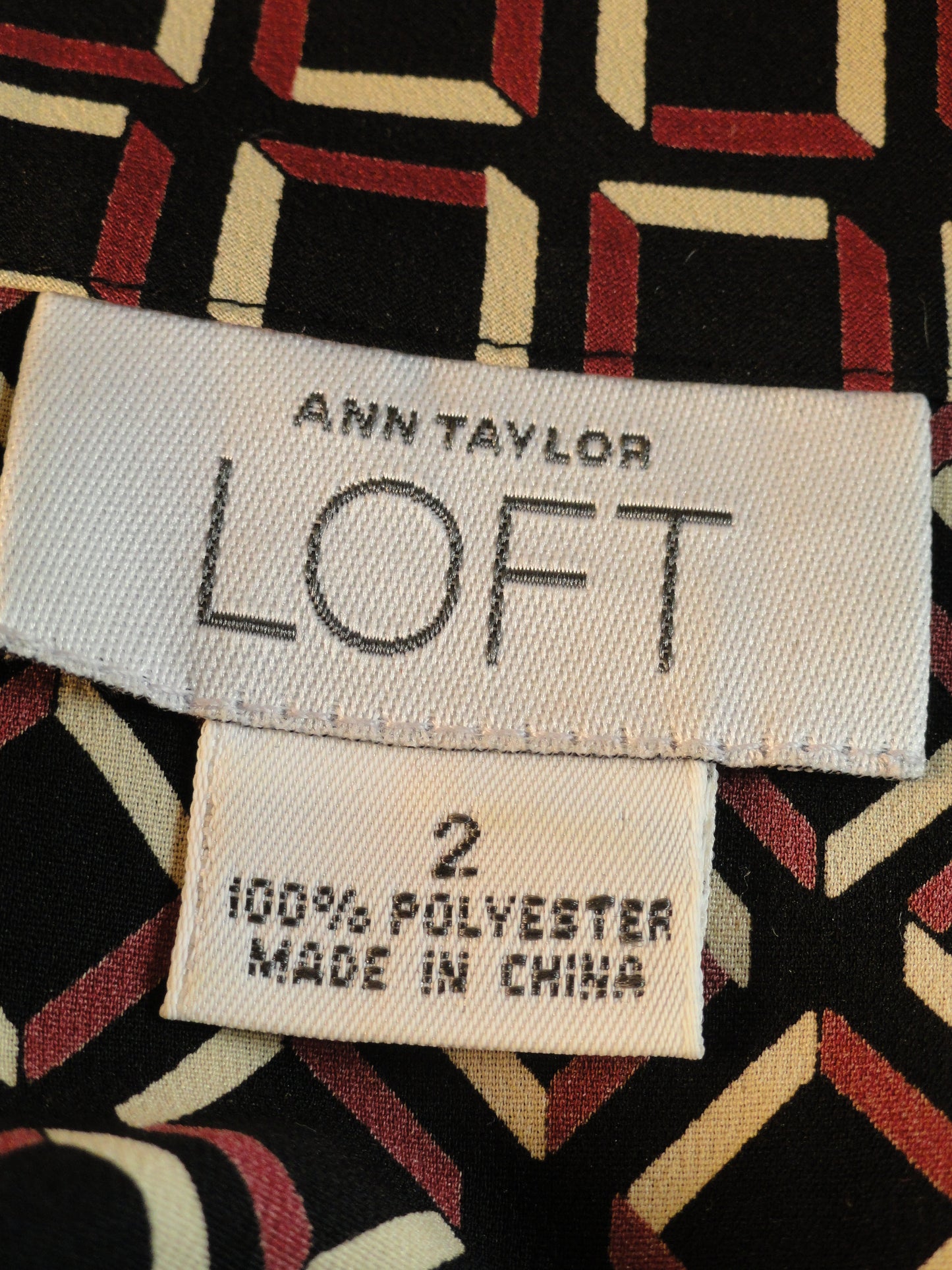 Ann Taylor Racerneck Top Size 2 SKU 000024