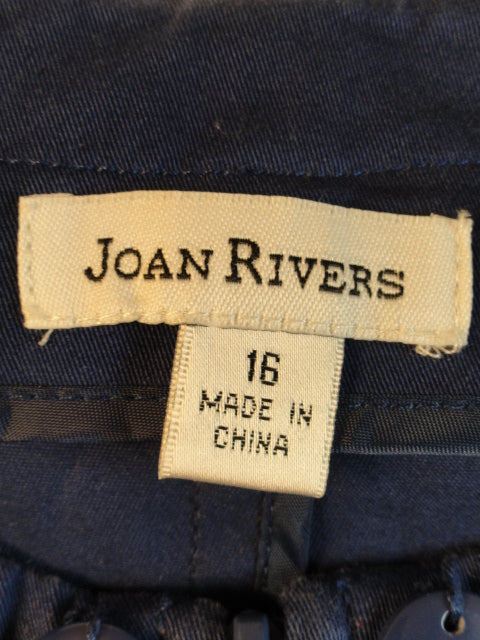 Load image into Gallery viewer, Joan Rivers 80&amp;#39;s Jacket Blue SKU 000030
