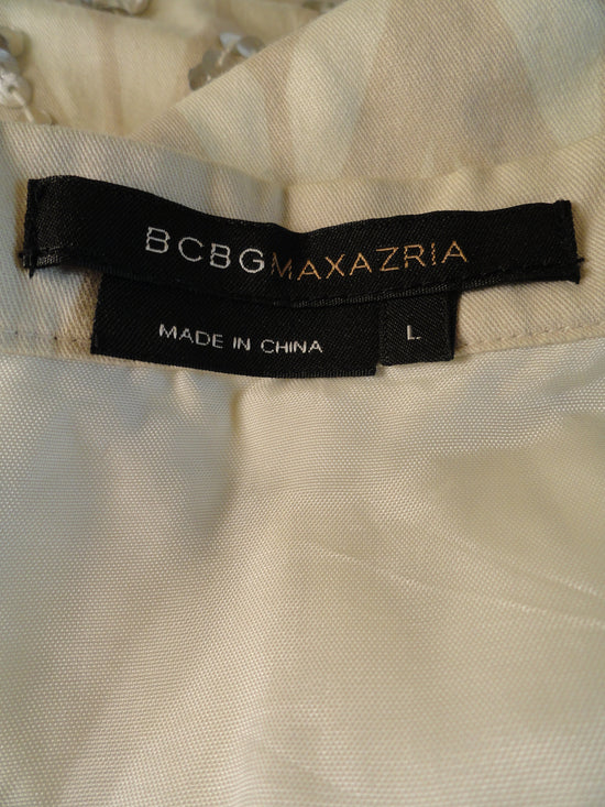 BCBG Maxazria 80's Sequin Skirt Size L SKU 000026