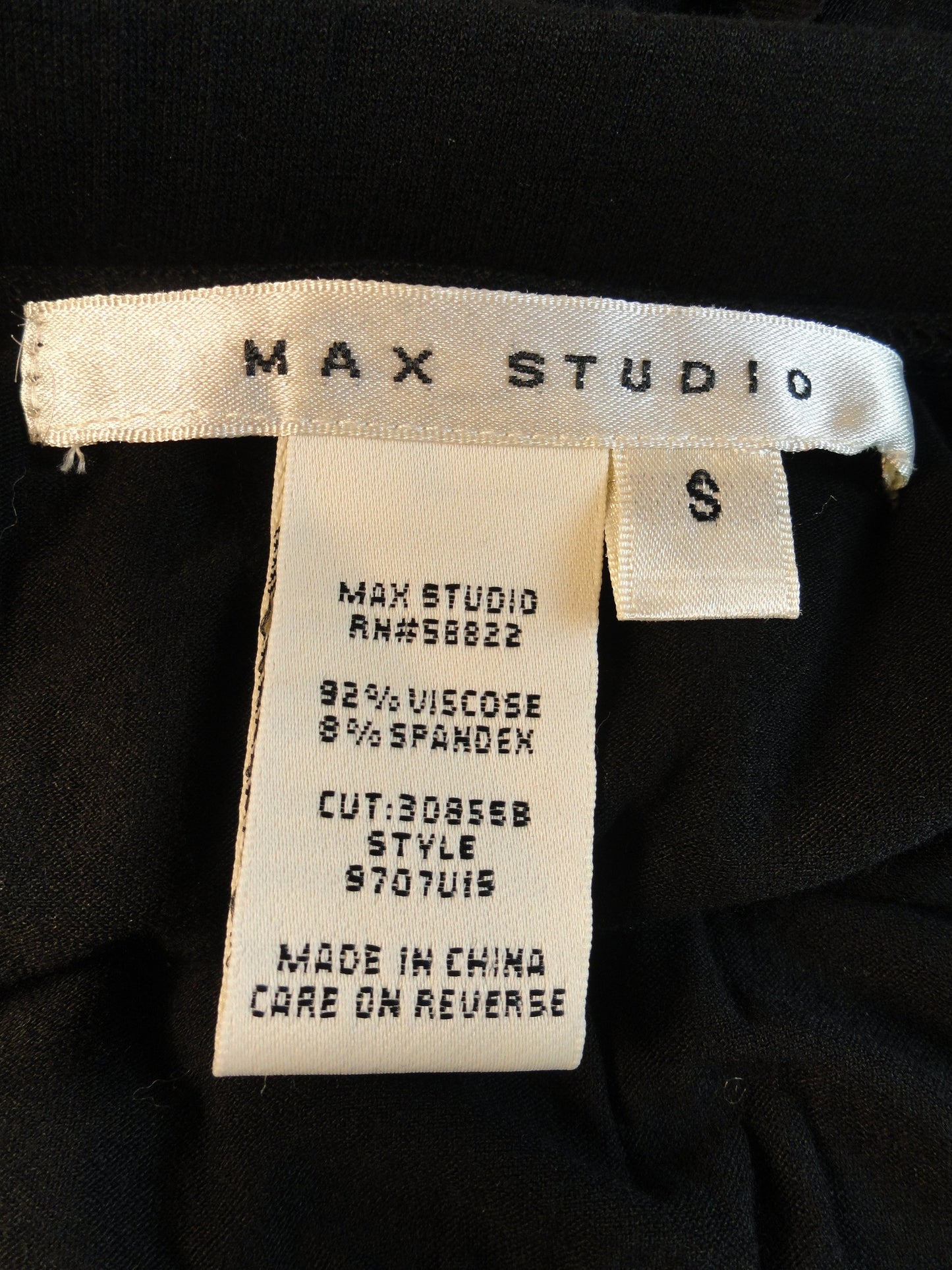 Load image into Gallery viewer, Max Studio 70&amp;#39;s Black Skirt Ruffled Bottom Size Small SKU 000028

