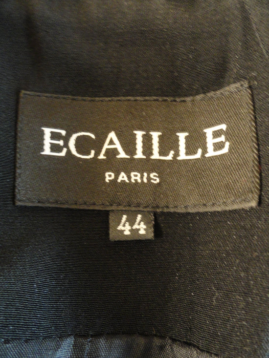 Load image into Gallery viewer, Ecaille Paris Blazer Black Sz 12 (US) SKU 000029
