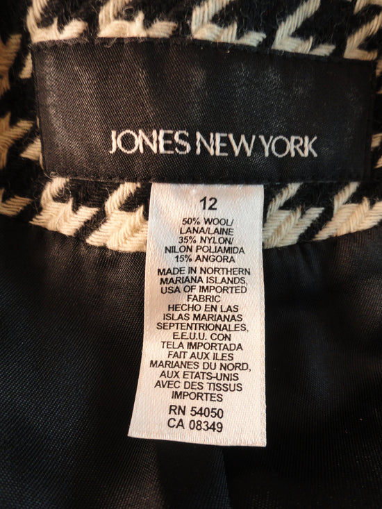 Jones' New York 70's Blazer Herringbone Size 12 SKU 000035