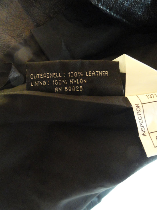 Load image into Gallery viewer, Wilsons 80&amp;#39;s Skirt Black Leather Size 10 SKU 000038
