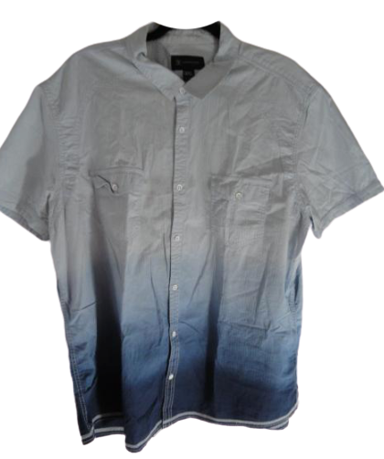 Load image into Gallery viewer, INC Men&amp;#39;s Short Sleeve Shirt Blue Size 3 XL SKU 000166
