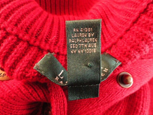 Ralph Lauren 70's Red Sweater Size Small SKU000041
