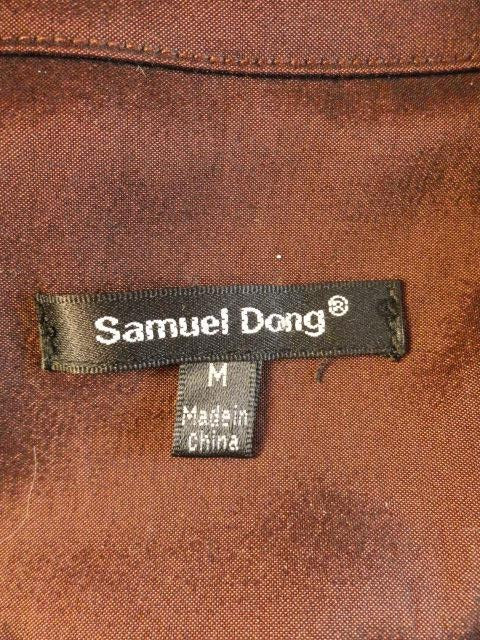 Samuel Dong Blazer Cropped Burgundy Size Medium SKU 000043