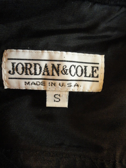 Jordan and Cole Jacket Black Fringe Size S SKU 000045