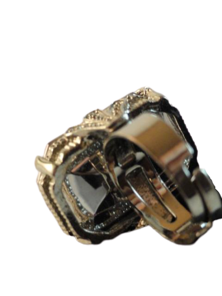 Load image into Gallery viewer, Ring Adjustable Purple Crystal (SKU 004000-45)
