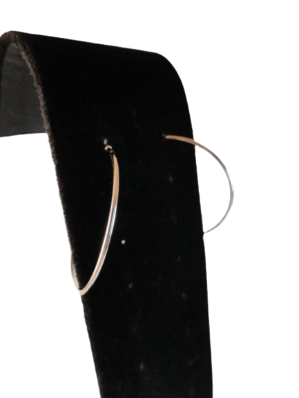 Earrings Hoops Silver (SKU 004003-5)