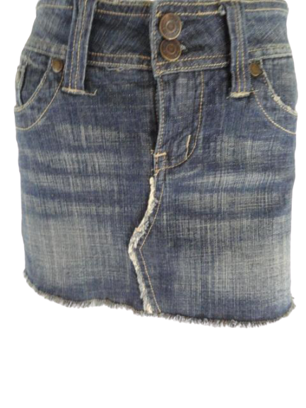 Hydraulic 90's Denim Mini Skirt Blue Size 3/4 SKU 000181-19