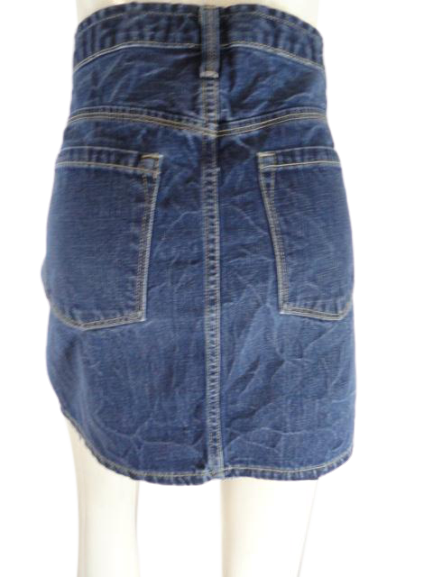 Load image into Gallery viewer, J Crew 80&amp;#39;s Denim Above The Knee Skirt Blue Size 29 SKU 000019
