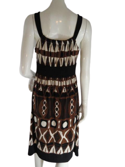 Jones NY Midi Dress Brown Size 6 SKU 000066