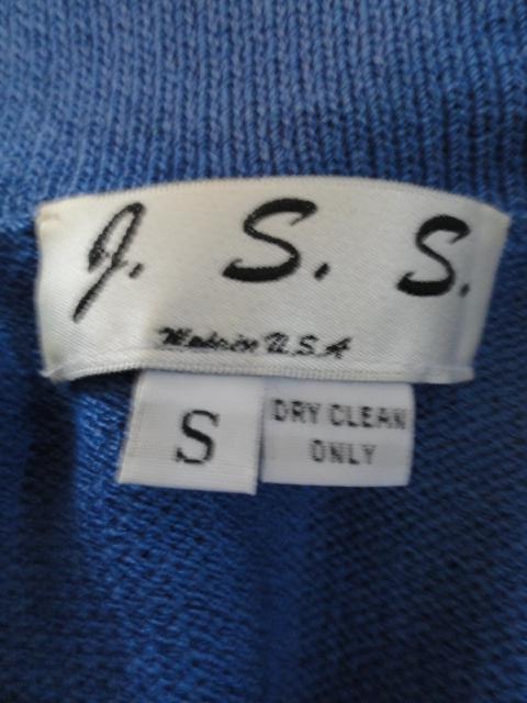 J.S.S Knit Sweater Blue Size S SKU 000051