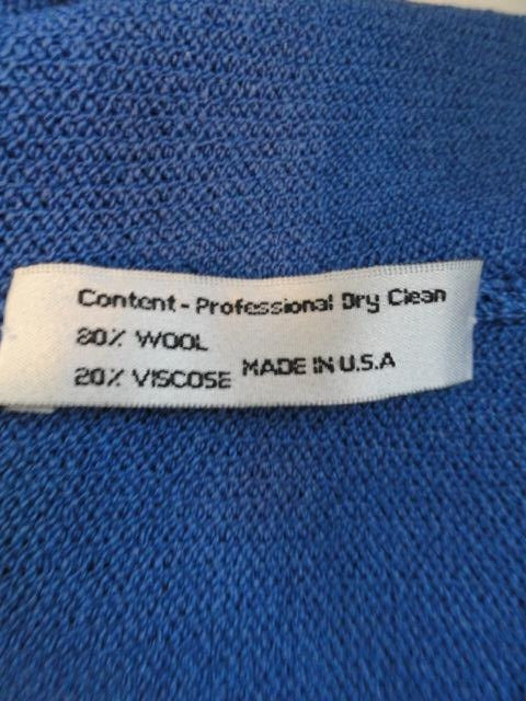 J.S.S Knit Sweater Blue Size S SKU 000051