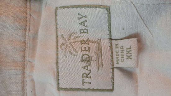Trader Bay 50's Cabana Khaki Linen Pants Size XXL SKU 000158