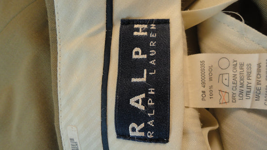 Load image into Gallery viewer, Ralph Lauren 80&amp;#39;s Classic Beige Men&amp;#39;s Dress Pants SKU 000161
