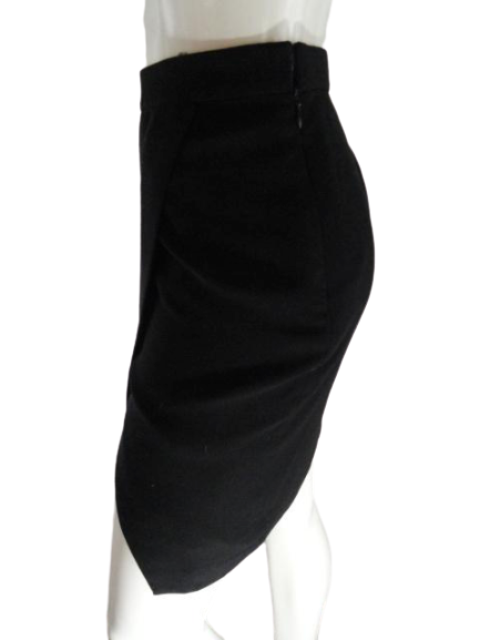 Ralph Lauren Midi Skirt Black Skirt Size 12 (GR) SKU 000028