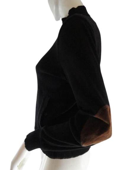 Ralph Lauren 70's Zip Up Sweater Black Size PS SKU 000020