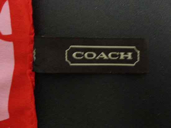 Coach Scarf Pink and Red (SKU 000242-37)