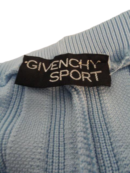 Givenchy Knit 70's Maxi Skirt Size 6 Light Blue SKU 000276-2