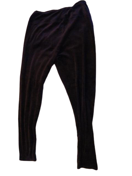Cuddl Duds Velour Leggings/Pants Purple Size Med SKU 000276-9