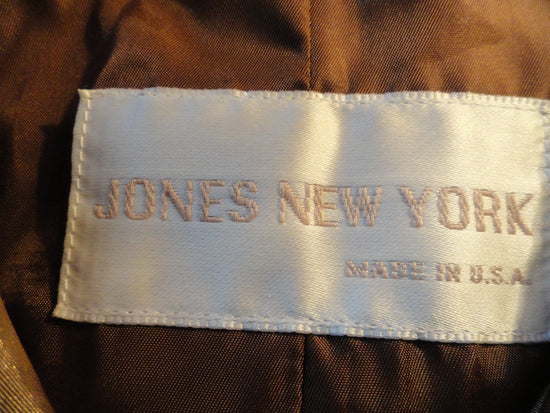 Jones New York Long Trench Coat Gold SKU 000126