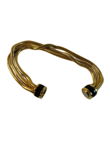 Bracelet Gold Magnet Closure Gold SKU 004008-1