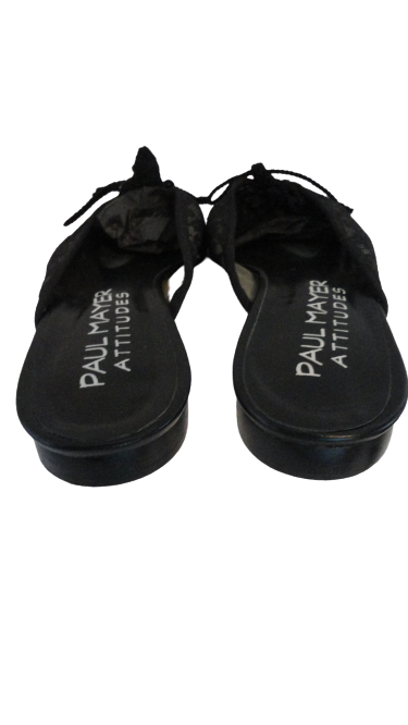 Paul Meyer Attitudes Shoes 10B Black Canvas SKU 000279-12