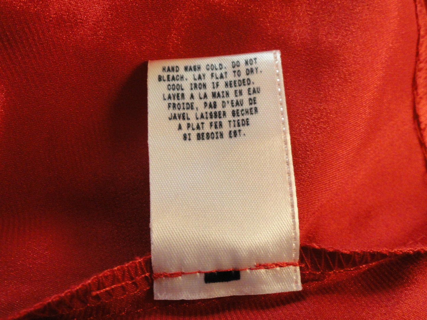 Guess Jeans 70's Shiny Red Wrap Dress Size S SKU 000169