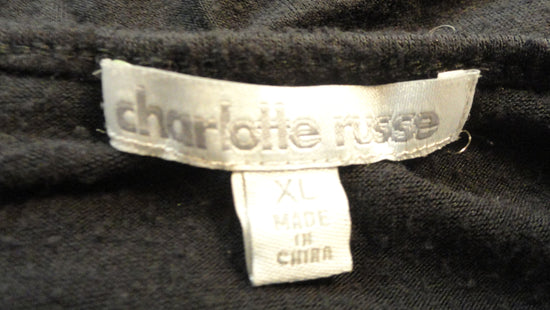 Charlotte Russe Top Black Size XL SKU 000170