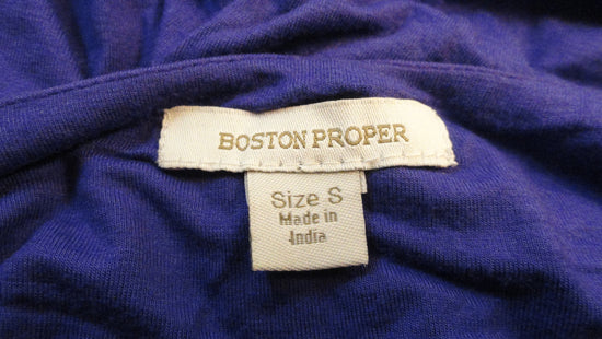 Boston Proper 2002's Purple Tank Top with Bead Embellishments Size S SKU 000170