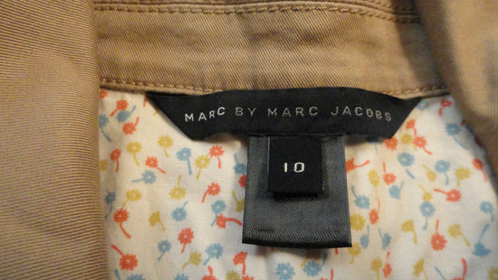 Marc by Marc Jacobs Brown Jacket with Large Buttons Size 10 SKU 000170