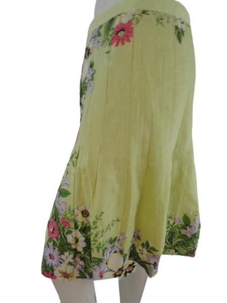 Ann Taylor Loft Skirt Floral Print Size 8 SKU 000125