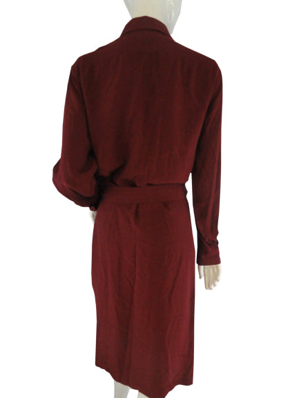 Ralph Lauren Burgundy Polo Dress Size 8 SKU 000089