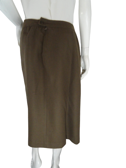 Givenchy 60's Maxi Skirt Light Brown Size 14 SKU 000282-2